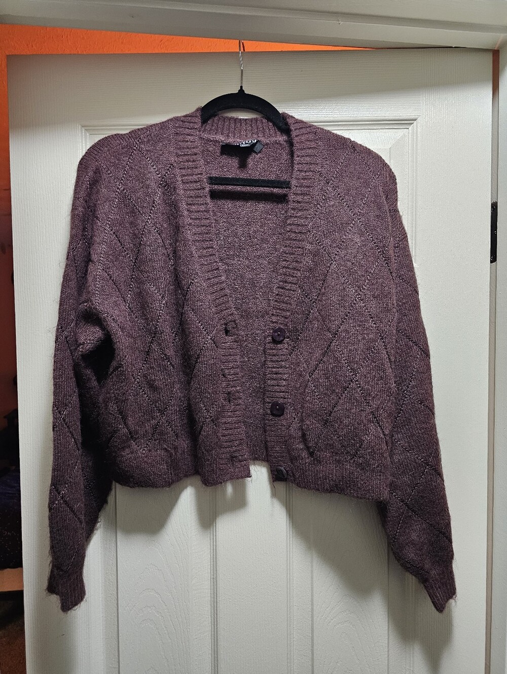 Maya Tile Embroidered Knit Cardigan